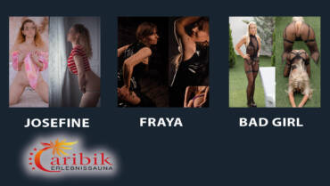 Caribik ab 19 Uhr mit 3 Girls